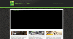 Desktop Screenshot of graniteinc.ca