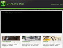 Tablet Screenshot of graniteinc.ca